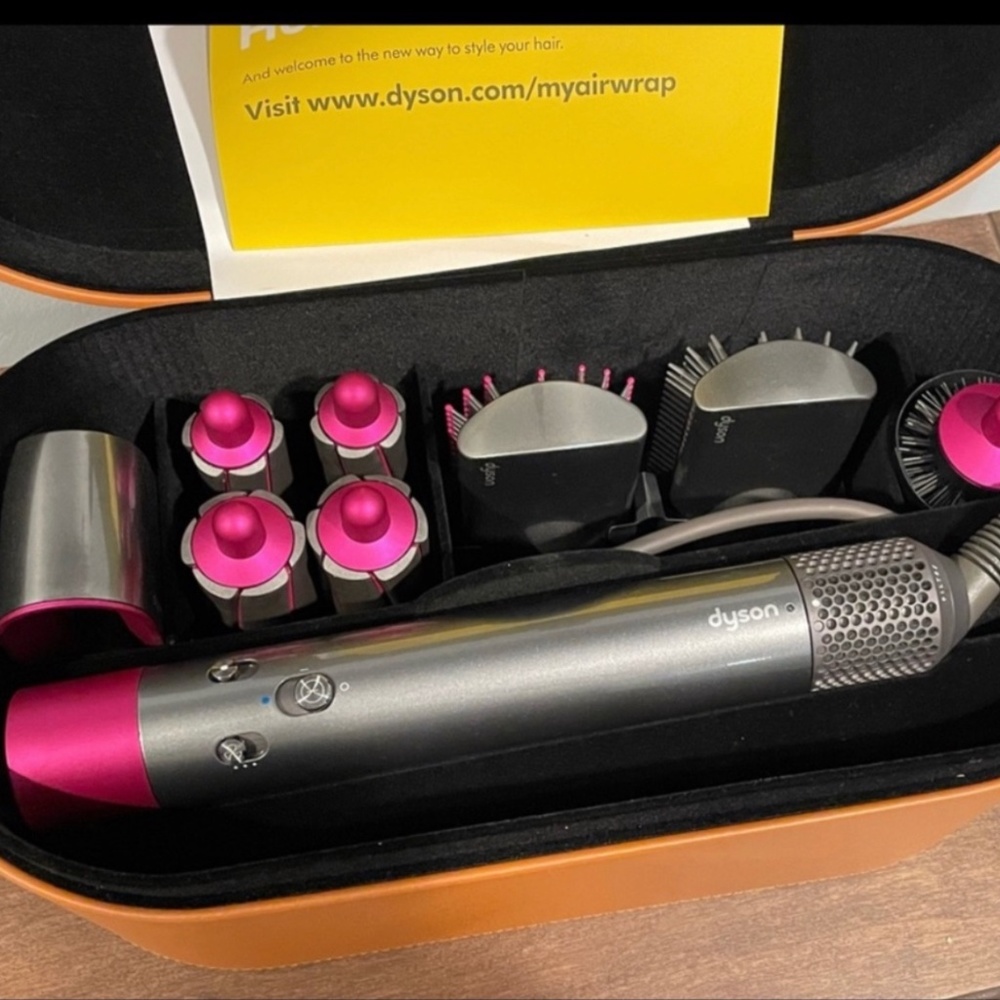 Authentic Dyson Hairwrap set with case and original box it came in.